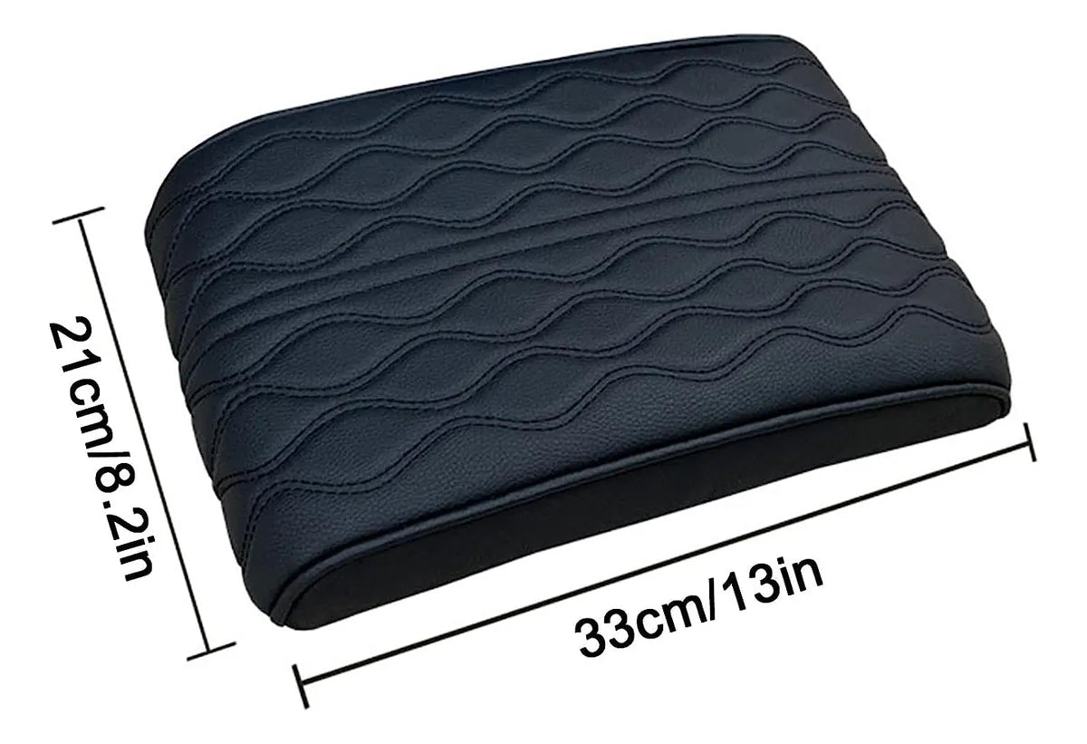 Funda Acolchonada de Cuero para Apoyabrazo Universal