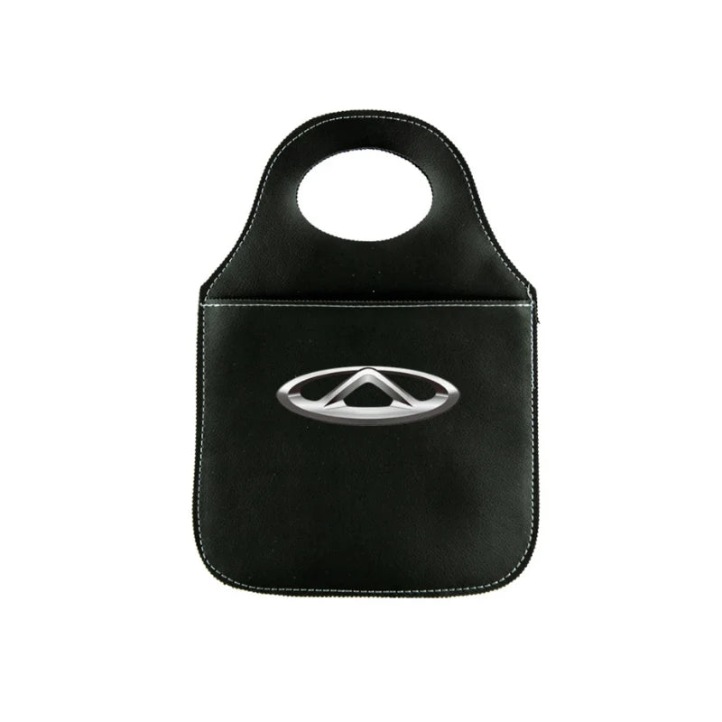 Basurero para Auto en Cuero Sintético Premium – Organizador Interior Tork Forge