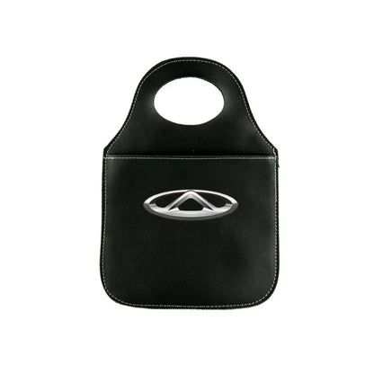 Basurero para Auto en Cuero Sintético Premium – Organizador Interior Tork Forge