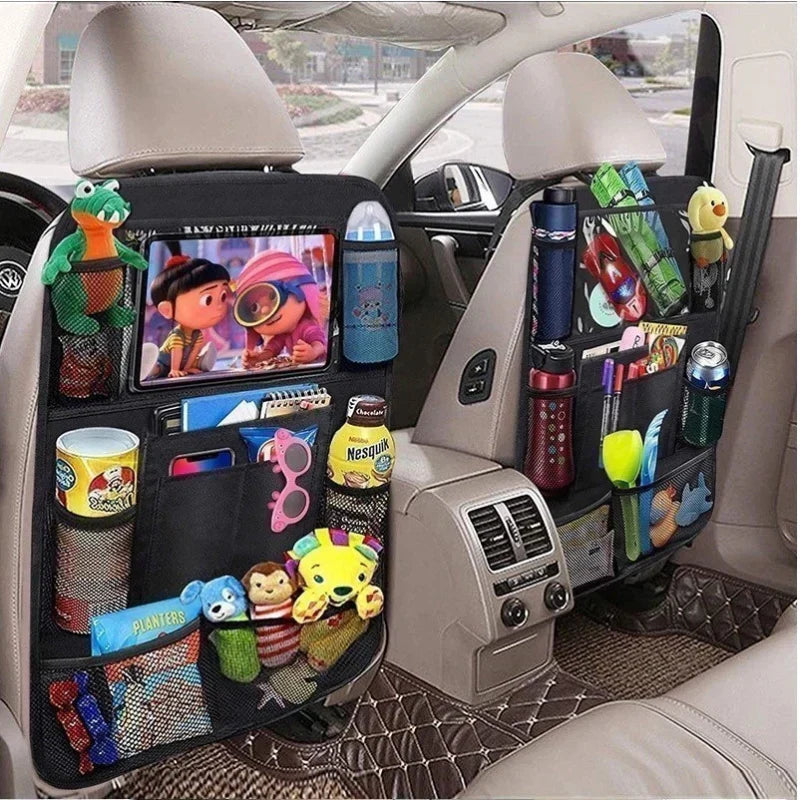 Bolso de Almacenamiento para Respaldo de Asiento Trasero Universal para Auto