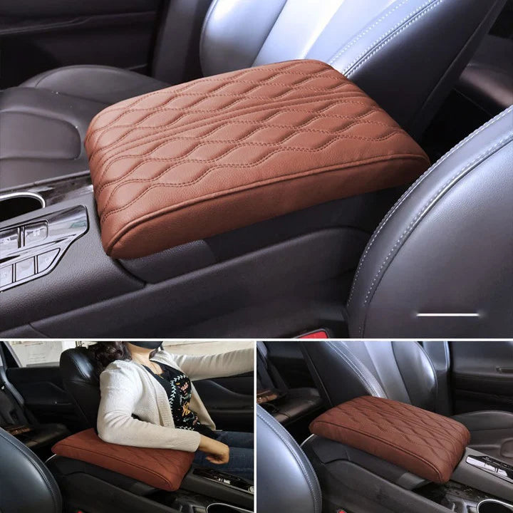 Funda Acolchonada de Cuero para Apoyabrazo Universal