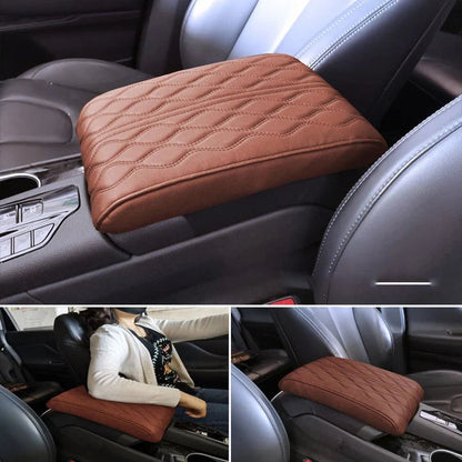 Funda Acolchonada de Cuero para Apoyabrazo Universal
