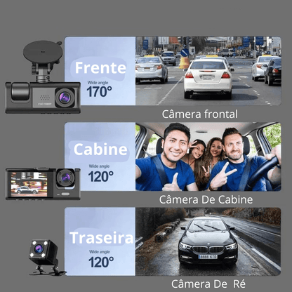 Cámara de Monitoreo Vehicular con Visión Nocturna HD - Seguridad 24h para Autos y Camiones