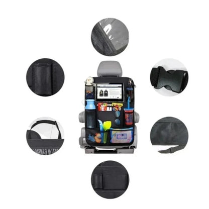 Bolso de Almacenamiento para Respaldo de Asiento Trasero Universal para Auto