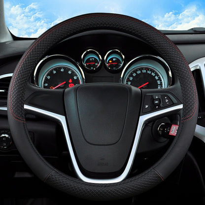 Funda Bicolor para Volante en Cuero PU Antideslizante
