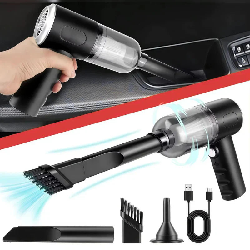 Mini Aspiradora de Polvo Portátil Automotriz 3 en 1 Turbo Recargable NeoVap