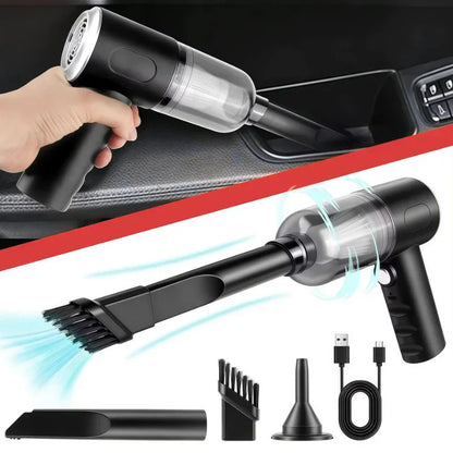 Mini Aspiradora de Polvo Portátil Automotriz 3 en 1 Turbo Recargable NeoVap