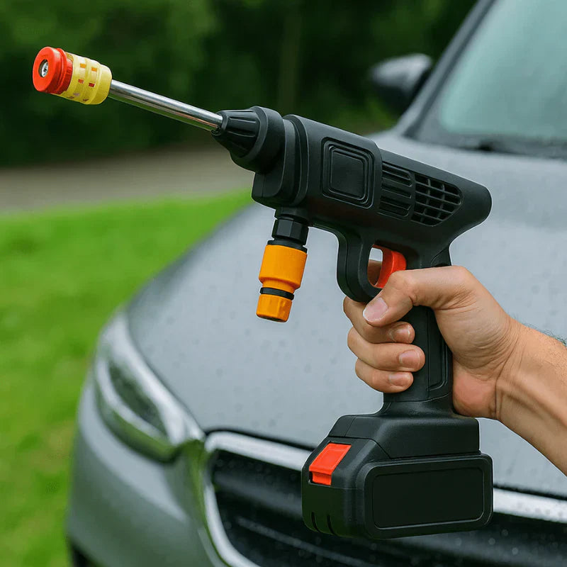 Lavadora de Alta Presión Portátil Inalámbrica con Batería Recargable 48V Completa