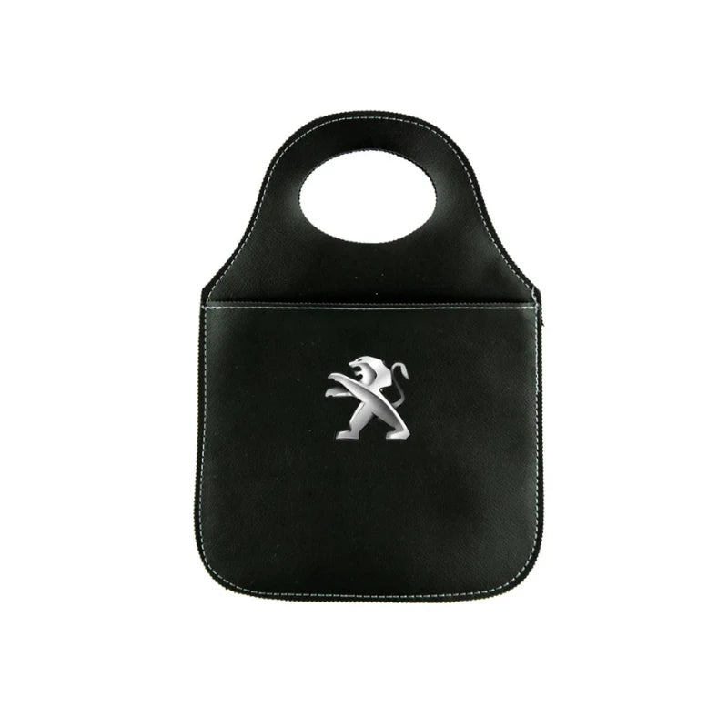 Basurero para Auto en Cuero Sintético Premium – Organizador Interior Tork Forge