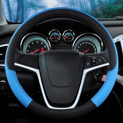 Funda Bicolor para Volante en Cuero PU Antideslizante