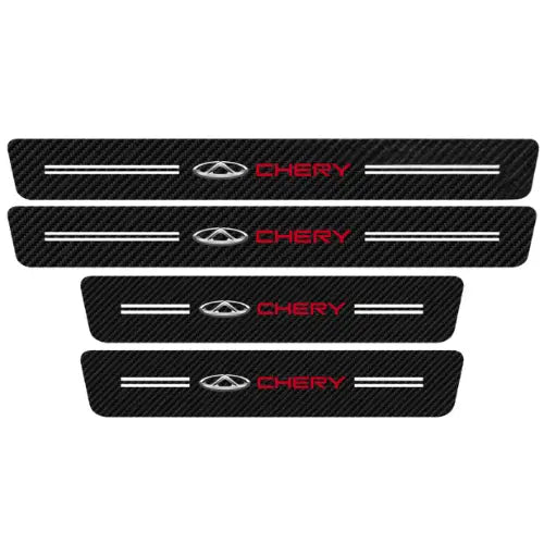 Zócalo Protector de Puerta 4D Fibra de Carbono TORK-FORGE para Auto – Protección Premium Antirayones