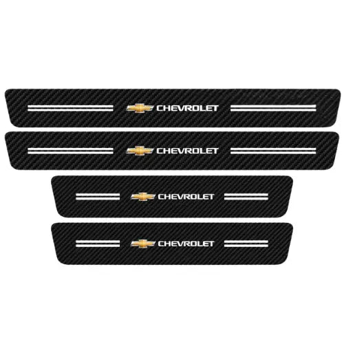 Zócalo Protector de Puerta 4D Fibra de Carbono TORK-FORGE para Auto – Protección Premium Antirayones
