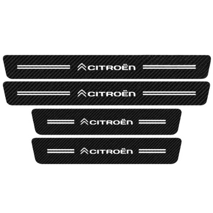 Zócalo Protector de Puerta 4D Fibra de Carbono TORK-FORGE para Auto – Protección Premium Antirayones