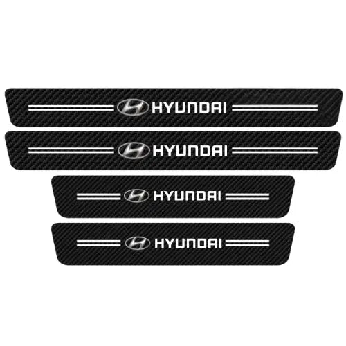 Zócalo Protector de Puerta 4D Fibra de Carbono TORK-FORGE para Auto – Protección Premium Antirayones