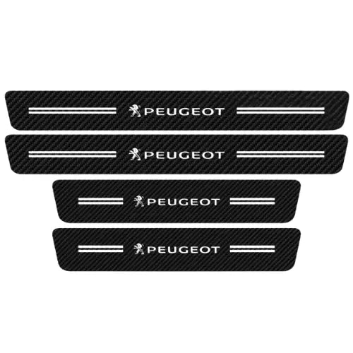 Zócalo Protector de Puerta 4D Fibra de Carbono TORK-FORGE para Auto – Protección Premium Antirayones