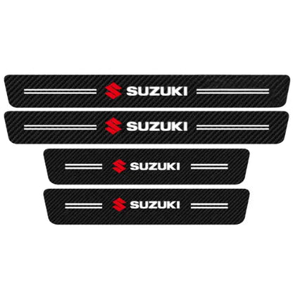 Zócalo Protector de Puerta 4D Fibra de Carbono TORK-FORGE para Auto – Protección Premium Antirayones