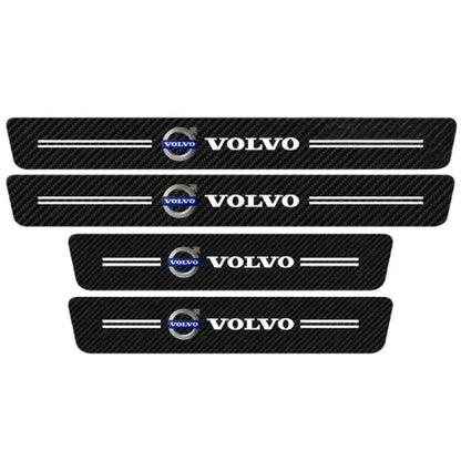 Zócalo Protector de Puerta 4D Fibra de Carbono TORK-FORGE para Auto – Protección Premium Antirayones
