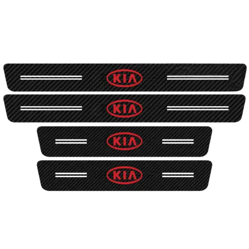 Zócalo Protector de Puerta 4D Fibra de Carbono TORK-FORGE para Auto – Protección Premium Antirayones