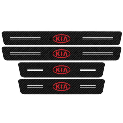 Zócalo Protector de Puerta 4D Fibra de Carbono TORK-FORGE para Auto – Protección Premium Antirayones