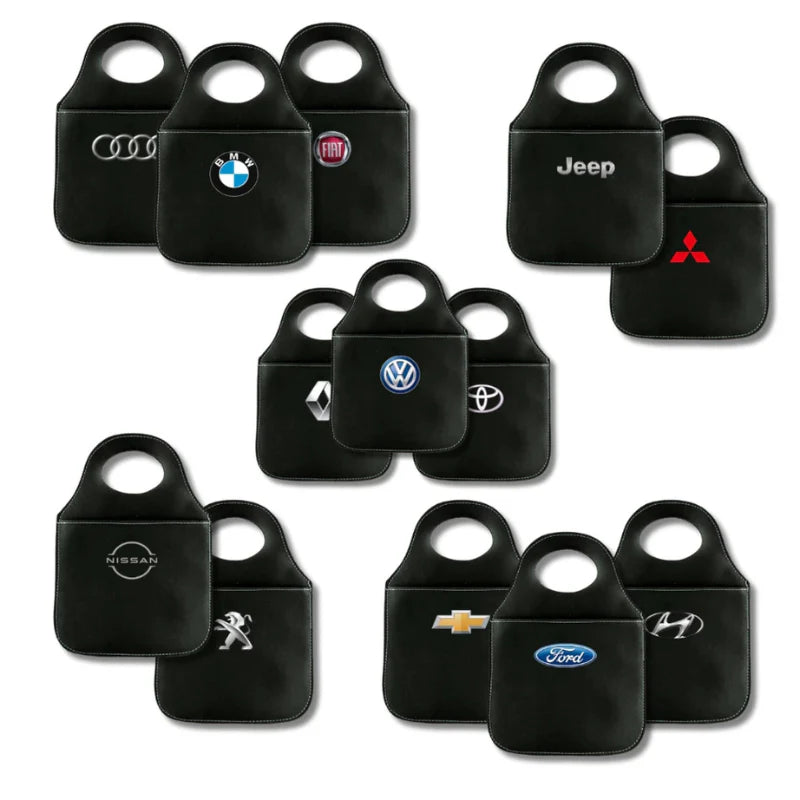 basurero para auto cuero sintetico tork forge