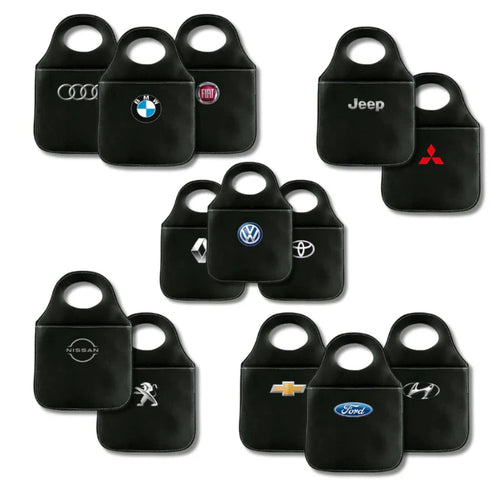 basurero para auto cuero sintetico tork forge