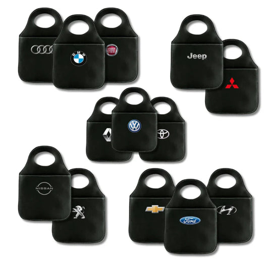 basurero para auto cuero sintetico tork forge