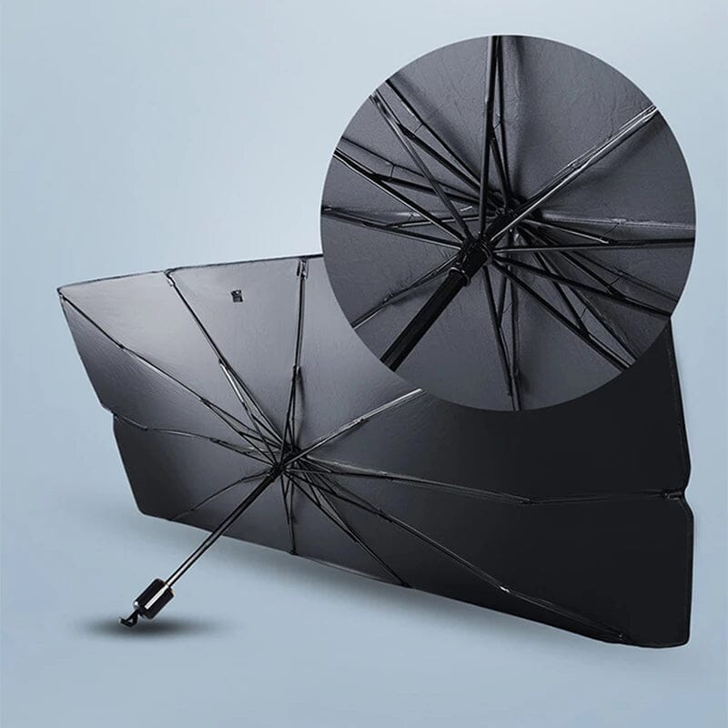 Parasol Plegable Tipo Paraguas para Parabrisas – Protección Solar Premium TorqueForge