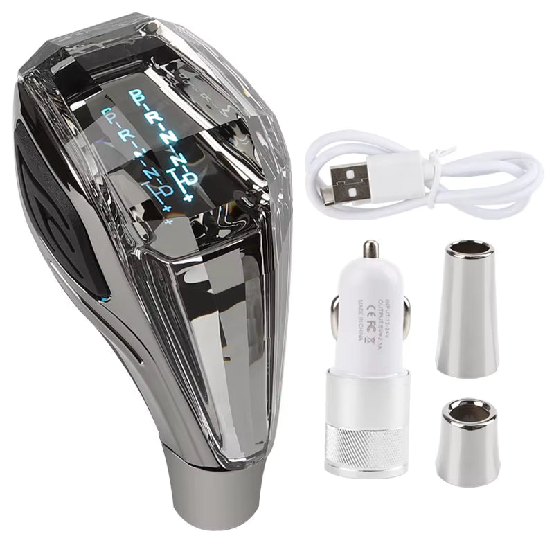 Pomo de Cambios LED Crystal — Iluminación 7 Colores — Universal Manual y Automático