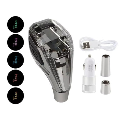 Pomo de Cambios LED Crystal — Iluminación 7 Colores — Universal Manual y Automático