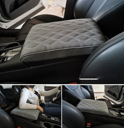 Funda Acolchonada de Cuero para Apoyabrazo Universal