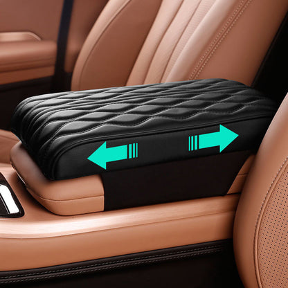 Funda Acolchonada de Cuero para Apoyabrazo Universal