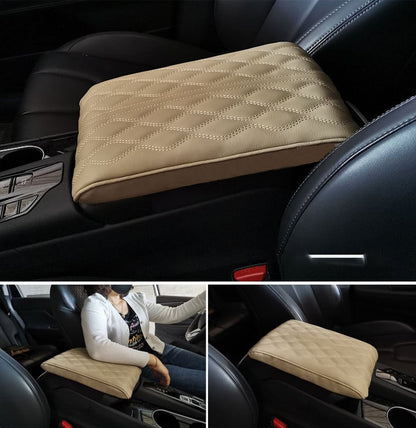 Funda Acolchonada de Cuero para Apoyabrazo Universal