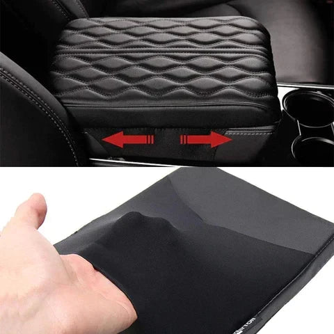 Funda Acolchonada de Cuero para Apoyabrazo Universal